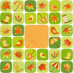 Colorful Autumn illustration