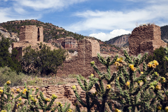 Jemez State Monument in Jemez Springs