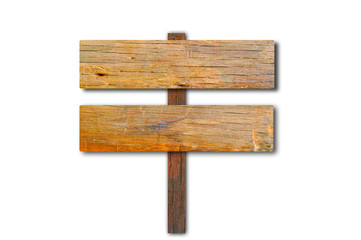 old wooden billboard