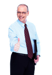 Executive businessman.