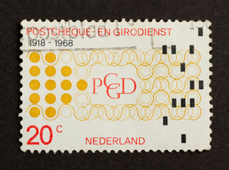 HOLLAND - CIRCA 1960: Stamp printed in the Netherlands