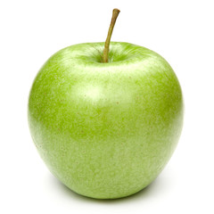 Green apples Isolated on a white background