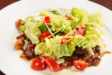 Salad with meat