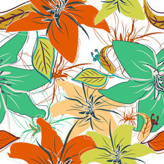 Seamless floral pattern