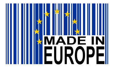 Strichcode - MADE IN EUROPE