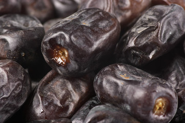 Dried dates close-up