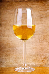 glass of white wine