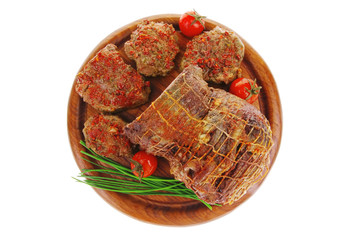Obraz premium served roast meat