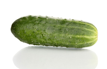 Cucumber isolated on white