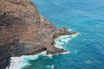 LAndscape with tropical sea and cliffs