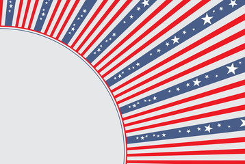 Greeting card design for Independence Day