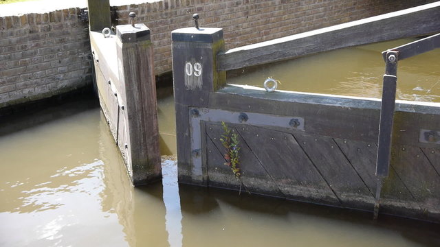 Old dam and canal