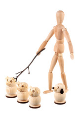 Dummy and saltcellars