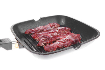 raw bloody beef fillet steaks