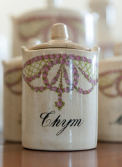 Antique thyme jar
