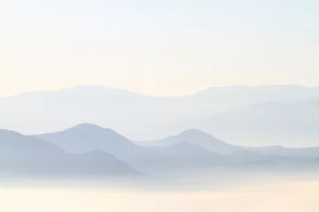 Rolgordijnen Schilderachtig uitzicht op Blue Ridge Mountains © viperagp
