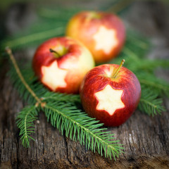 Weihnachtszeit, Äpfel