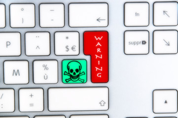 Clavier touche warning