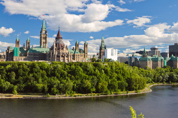 Parliament Hill, Ottawa, Ontario, Canada - obrazy, fototapety, plakaty