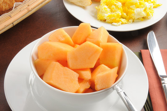 Bowl Of Cantaloupe