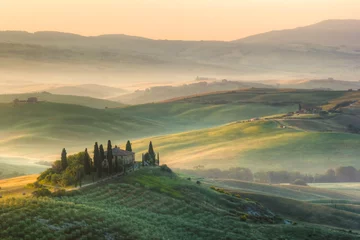 Foto auf Acrylglas Toskana, Landschaft. Italien © ronnybas