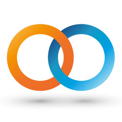 Logo - Zwei Ringe ineinander
