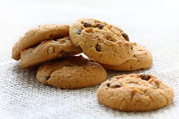 Chocolate and hazelnut cookies