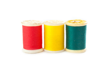 red yellow green thread