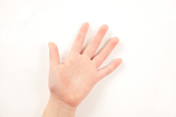 child hand gesture