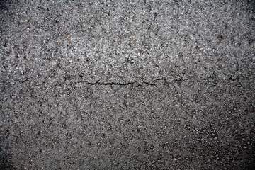 Newly paved asphalt road