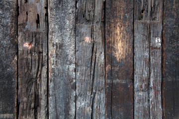 weathered wood wall and floor