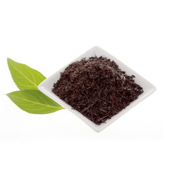 Schwarzer loser Tee Zutat für Bubble Tea