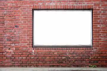 Blank billboard