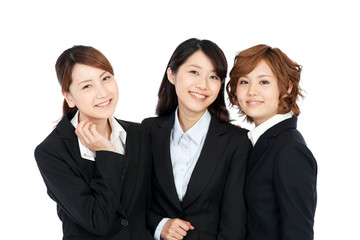 Beautiful young business woman. Portrait of asian.