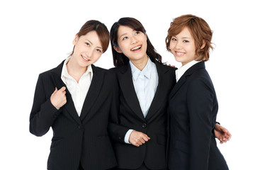 Beautiful young business woman. Portrait of asian.