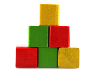 Wooden building blocks