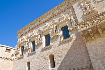 Fototapeta premium De Monti Castle of Corigliano d'Otranto. Puglia. Italy.