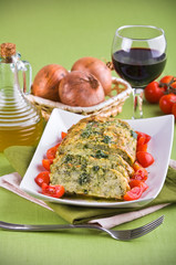 Vegetable meatloaf.