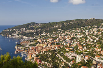 Luxury resort and bay, Nice, France