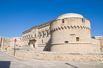 Fototapeta premium De Monti Castle of Corigliano d'Otranto. Puglia. Italy.