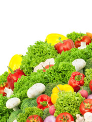 Assorted fresh vegetables