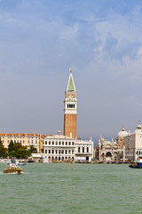 Obraz premium Sea-view of Piazza San Marco with Campanile, Venice, Italy