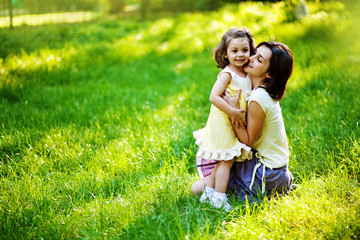 mother and daughter