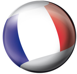 3D Frankreich Button