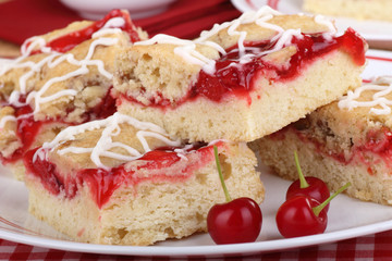 Closeup of Cherry Bars