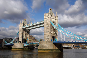 Famous Tower Bridge, London.