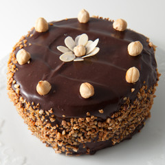 Homemade chocolate cake
