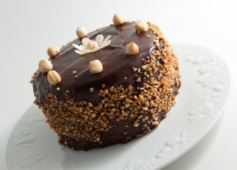 Homemade chocolate cake