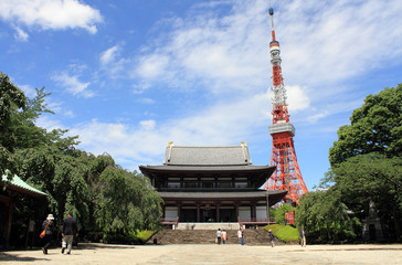 Zojo-ji Temple in Tokyo