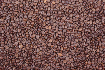 Coffee beans background